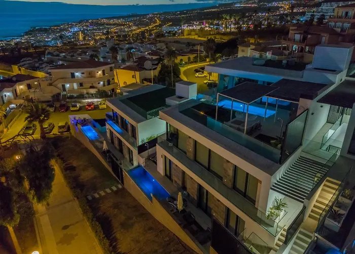 Lux D With Heated Pool, Ocean View Villa Costa Adeje (Tenerife)