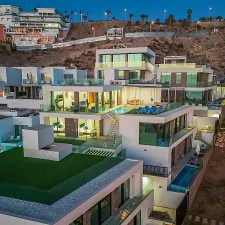D With Priv, Heated Pool, Ocean View The View Tenerife Villa *